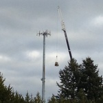Industrial - manbasket assist cell tower upgrades