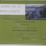 Community - Post Falls certificate