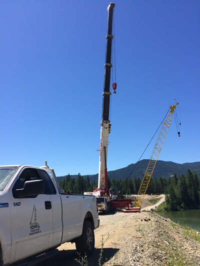 Moving 9-foot-tall steel I-beams